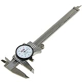 Anytime Tools Premium Dial Caliper 6'/0.001' Precision Double Shock Proof Solid Hardened Stainless Steel