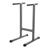 XMARK Dip Station, Rock Solid, 500 lb Weight Capacity, Uniquely Angled Uprights Width Ranges From 21” to 23” Allowing For Perfect Targeting of the Tricep, Shoulder, and Chest Muscles