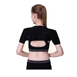 Heated Shoulder Support Braces Thermal Shoulder Protection Shoulder Pads Double Shoulder Warp Sleeves Protector for Men Women Injury Recovery Compression Arthritis Chronic Pain Relief Black Unisex XL