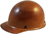 MSA Skullgard Cap Style Hard Hat With Ratchet Suspension Natural Tan