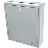 Barska Wall Mount Multi-Purpose Locking Mail Suggestion Drop Box with Key Lock for Home Office Classroom