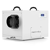Moiswell 212 Pints Commercial Dehumidifier with Pump and Drain Hose, Crawl Space dehumidifier Basement, Industry Water Damage Unit for up to 8,000 sq ft Basements, Ideal for Industrial and Job Sites