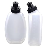 HECHZSO 2x10oz BPA-Free Water Bottles for the Running Hydration Belt, Fuel Belts Replacement Bottle Set for Marathon Walking Hiking Cycling Trail Skiing（2 Pack）