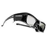 Hi-SHOCK Black Diamond | 3D Active Glasses Compatible with Sony/Epson 3D projectors | comp. with TDG-BT500A, SSG-5150GB, TY-ER3D4MU, AN3DG40 | Rechargeable