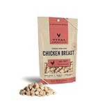Vital Essentials Freeze Dried Raw Single Ingredient Dog Treats, Chicken Breast, 2.1 oz