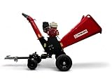 HOC GS350PRO 6 INCH TOWABLE Wood Chipper Compatible with Honda 13HP GX390 Engine