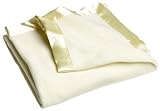 Cashmere Boutique: 100% Pure Cashmere Baby Blanket (Color: Off White, Size: 36' x 44')