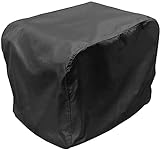 Generator Cover Waterproof, Heavy Duty Thicken 600D Polyester with Elastic Drawstring, Weather/UV Resistant Generator Cover for Universal Portable Generators 3800-6500 Watt (26''L x 20''W x20''H)