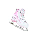 Riedell Skates - Soar Youth Ice Skates - Recreational Soft Beginner Figure Ice Skates | Pink | Size 3 JR