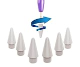 Permark Tip-Set, 6 Piece Replacement Tips, High Sensitivity Nibs for Permark Stylus Pen (Grey)