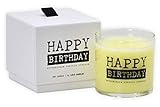 Lulu Candles | Happy Birthday Crumb Cake | Luxury Scented Soy Jar Candle | Hand Poured in The USA | Highly Scented & Long Lasting- 6 Oz. Gift Box