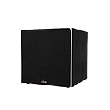 Polk Audio PSW10 10' Powered Subwoofer - Power Port Technology, Up to 100 Watts, Big Bass in Compact Design, Easy Setup with Home Theater Systems Black