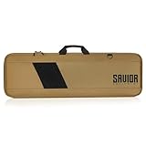 Savior Equipment Specialist Single Long Gun Bag Tactical Padded Soft Case w/Padded Handle Carrier, Adjustable Sling, Dual Lockable Zipper, 36 Inch FDE