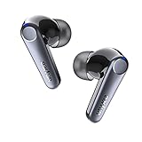 EarFun Air Pro 3 Noise Cancelling Wireless Earbuds, Qualcomm® aptX™ Adaptive Sound, 6 Mics cVc 8.0 ENC, Bluetooth 5.3 Earbuds, Multipoint Connection, 45H Playtime, App Customize EQ, Wireless Charging