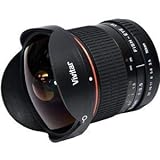 Vivitar V-8MM-N 8mm Fisheye Lens for Nikon (Black)