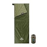 Naturehike Lightweight Sleeping Bag, Compact Ultralight Sleeping Bag, Envelope Backpacking Sleeping Bag Portable, Waterproof, Comfort with Compression Sack for 3 Season Camping, Traveling, Hiking