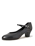 Capezio Women's Jr. Footlight Character Shoe,Black,9 M US