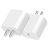 iPhone 15 Fast Charger Block, USB Type C Wall Charger 2Pack 20W PD Charging Brick Power Adapter Plug Box for Apple iPhone 15 Pro Max/15 Plus/iPhone 14 Pro Max/14 Plus/13 Pro/12 Pro/Mini/iPad