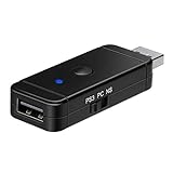 JZW-Shop Controller Adapter USB for N-Switch PS3 PC, Dongle Bluetooth Compatible with PS5/ PS3/ PS4/ Xbox 360/ Xbox One X/Wii U Pro/Windows PC/Switch Pro Controller Converter Adapter