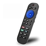 AZMKIMI Universal TV Remote Compatible with Roku Player 1 2 3 4 Premiere/+ Express/+ Ultra with 9 More Learning Keys Programmed to Control TV/Soundbar/Receiver
