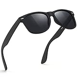 FEIDUSUN Sunglasses Men Polarized Sunglasses for Mens and Womens,Black Retro Sun Glasses Driving Fishing UV Protection