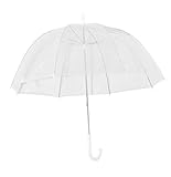 Home-X - Clear Bubble Umbrella, Durable Wind-Resistant Umbrella with Sturdy Bubble Design That Won’t Flip Inside Out, for Men and Women of All Ages