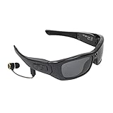 RERBO Camera Sunglasses, Bluetooth Sunglasses Full HD 1080P Video Camera Glasses with UV Protection Polarized Lens for Outdoor and Travel