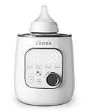 Larex Fast Bottle Warmer, Larex 10-in-1 Baby Bottle Warmer for Breastmilk or Formula, with Precise Timer, Auto Shut-Off, and Accurate Temperature Control