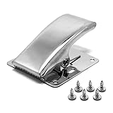 SAMSFX Fish Cleaning Board Tools Fillet Clamp w/ Screws Deep-Jaw Fish Tail Clip Board for Scaling Table Bait (Fish Clamp)