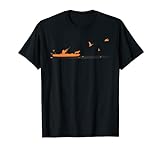 Mens Kayak Hunting Duck Waterfowl Hunt with Dog Kayaking Hunter T-Shirt