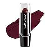 wet n wild Silk Finish Lipstick, Hydrating Rich Buildable Lip Color, Formulated with Vitamins A,E, & Macadamia for Ultimate Hydration, Cruelty-Free & Vegan - Black Orchid