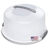 Extra Large Cake Storage Container, Cake Carrier With Handle 14 X 14 X 8 - Made in USA
