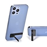 Ultra-Thin Invisible [0.024 inch] Phone Kickstand, Adjustable Vertical Horizontal Placement Phone Stand, Compatible iPhone / Android