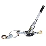 TBVECHI 5 Ton (10,000 LBS) Pulling Capacity Heavy Duty Power Puller Come Along Winch with 3 Hooks 2 Gears, Automotive Hoist Winch Puller, Recovery Gear, Hoist Winch Cable Stretcher Lift