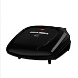 George Foreman GR0040B 2-Serving Classic Electric Plate Grill, Black