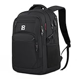 BRINCH 15.6 Inch Laptop Travel Backpack with USB Charging Port Anti Theft Backpack with Laptop Compartment Cheap Work Backpack Business Computer Backpack for Men