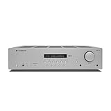 Cambridge Audio AXR100 100-Watt Stereo Receiver with Bluetooth | Built-in Phono Stage, 3.5mm Input, AM/FM with RDS