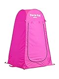GigaTent Pop Up Pod Changing Room Privacy Tent – Instant Portable Outdoor Shower Tent, Camp Toilet, Rain Shelter for Camping & Beach – Lightweight & Sturdy, Easy Set Up, Foldable (Pink)