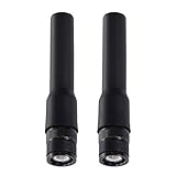Bingfu Ham Radio BNC Male Soft Antenna Police Radio Scanner Antenna 2-Pack Compatible with Uniden SR30C Bearcat BC125AT BCD436HP BC75XLT BCD325P2 Police Radio Scanner Frequency Counter Two Way Radio