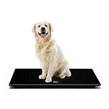 SIKE Digital Pet Scale for Medium-Small Dogs/Large Cat, kg/lb/St:lb, Max 220 lbs, Precision 10g, for Animals up to 60 cm Back Length