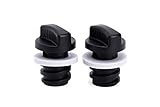 BEAST Cooler Accessories 2 Pack Drain Plug Replacement, Leak Proof, Compatible with RTIC, ORCA, Yeti Cooler, Tundra Coolers and Tank Ice Buckets, 3 x 1.5 x 1.5 inches