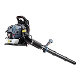SENIX 4QL 49 cc 4-Cycle Backpack Gas Leaf Blower, Up to 600 CFM and 200 MPH, Variable Speed, Cruise Control, 18N Blowing Force (BLB4QL-M)
