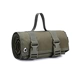 Aekvinks Tactical Shooting Mat Non-Slip Extra Large Shooting Mats Prone Padded Roll Up Hunting Camping Beach Mats Blanket Green
