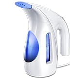 HiLIFE Steamer for Clothes, Portable Handheld Design, 240ml Big Capacity, 700W, Strong Penetrating Steam, Removes Wrinkle, for Home, Office and Travel(ONLY FOR 120V) (Blue)