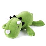 PopMeme Weighted Dinosaur Plush Throw Pillow 24' 3.5lbs, Green Dinosaur Weighted Stuffed Animal Cuddle Plushies for Kids Birthday…