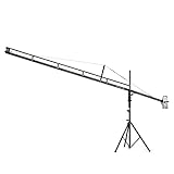 PROAIM 14ft Jib Crane for DSLR Video Camera, Fluid Heads, Pan-Tilt & Gimbals. for Tripod w 1.25” Pipe/Mast, Smooth Pan/tilt Moves. Secure & Light, Gives Stable & Wide Crane/Aerial Shot + Bag (P-14)