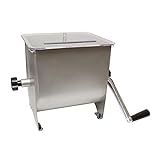 7Penn Manual Meat Mixer – 20 lb Sausage Mixer Machine Meat Processing Equipment, Ground Beef Hand Mixer with Lid