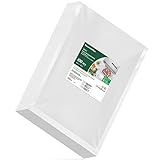 Bonsenkitchen Vacuum Food Sealer Bags 100 Quart 8' x 12', BPA Free, Commercial Grade Textured Food Vacuum Sealer Bag, Thick Embossed Bags for Food Storage and Sous Vide Cooking