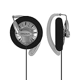 Koss KSC75 Portable Stereophone Headphones, Single, Standard Packaging White/Gray
