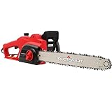 PowerSmart 18 Inch Corded Electric Chainsaw, 15 Amp Power Chain Saw For Wood Cutting